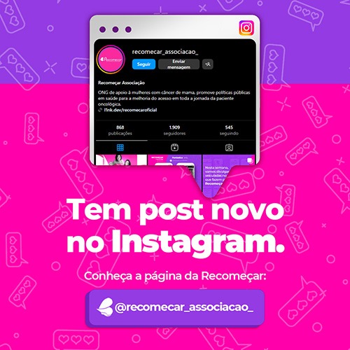 Post Instagram - Recomeçar