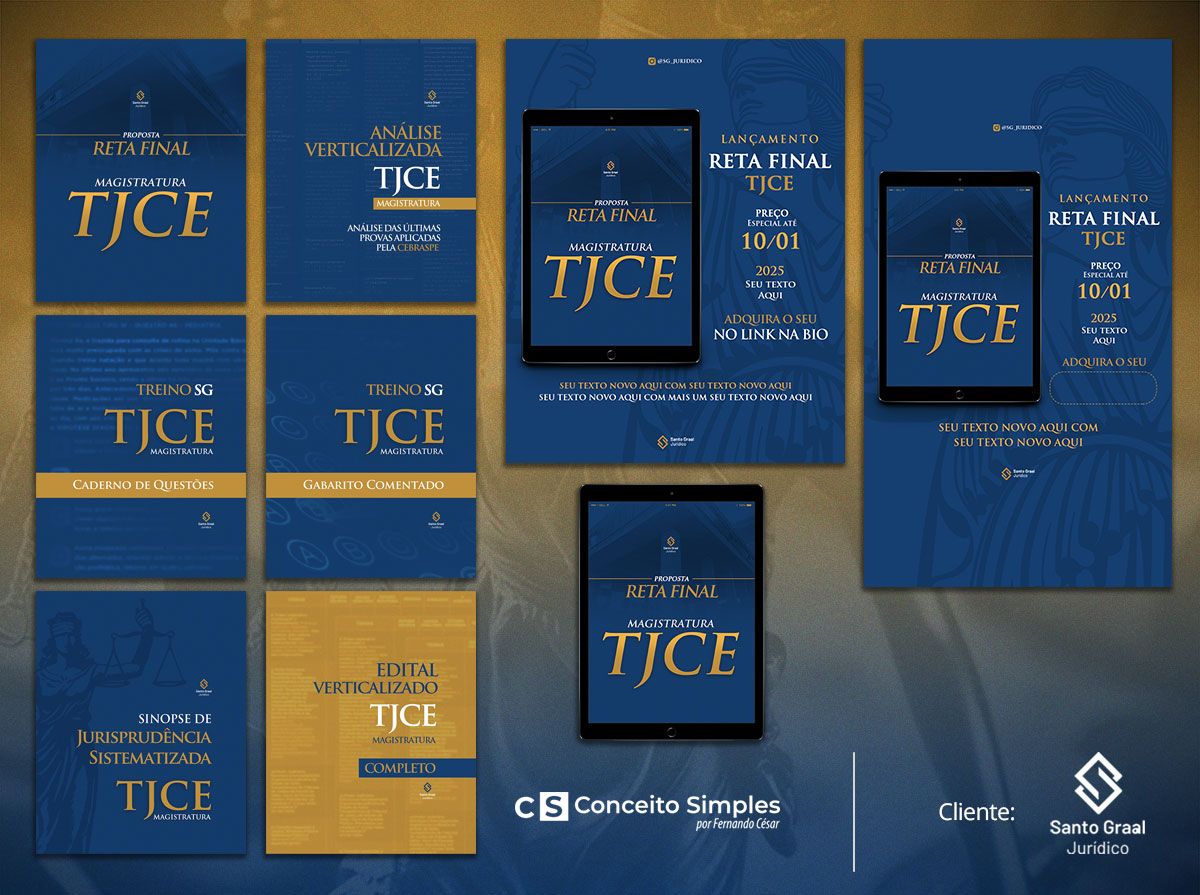 Designer Gráfico Capista - Capa Curso Direito - Concursos Online