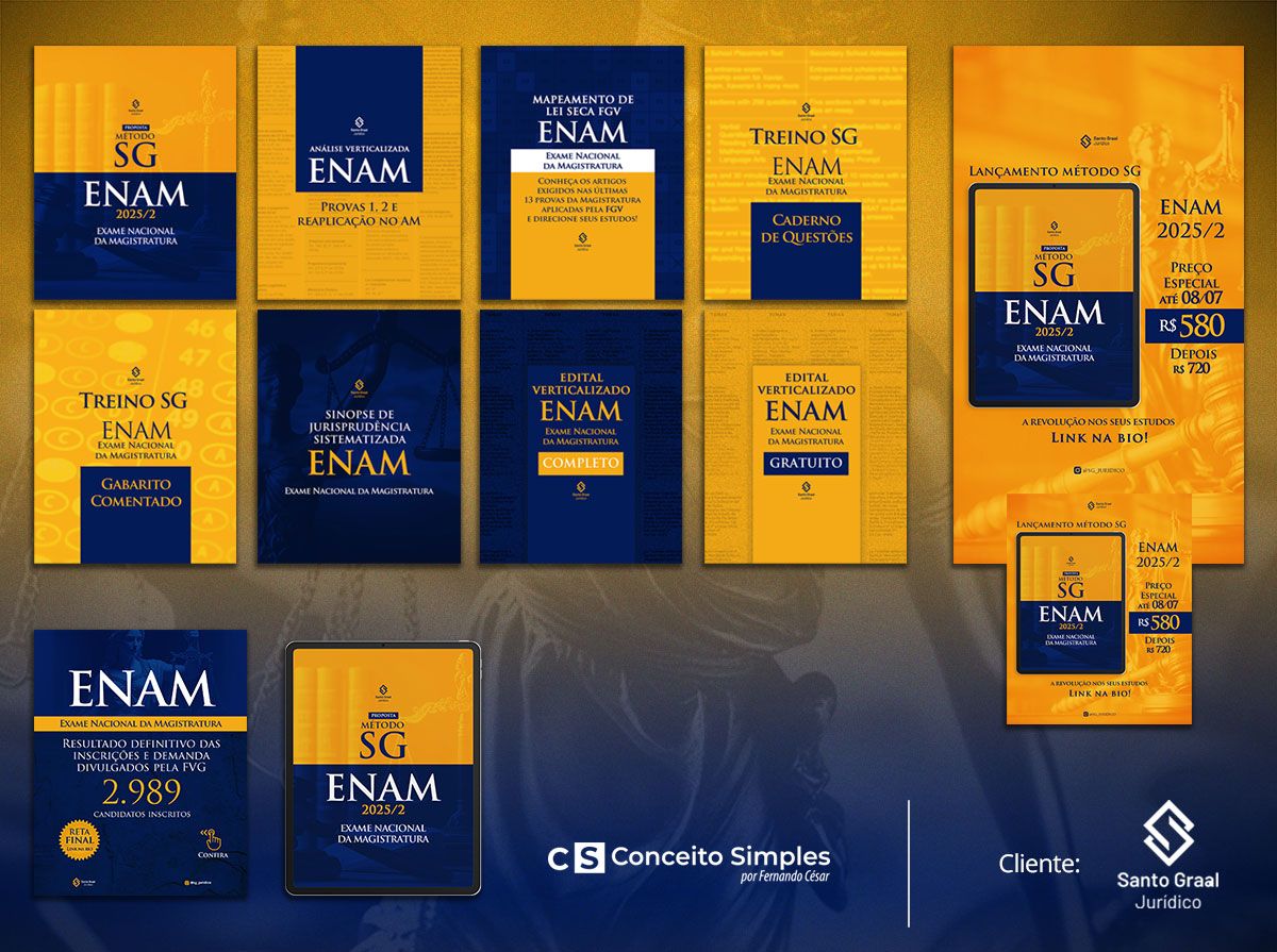 Designer Gráfico Capista - Capa Curso Direito - Concursos Online