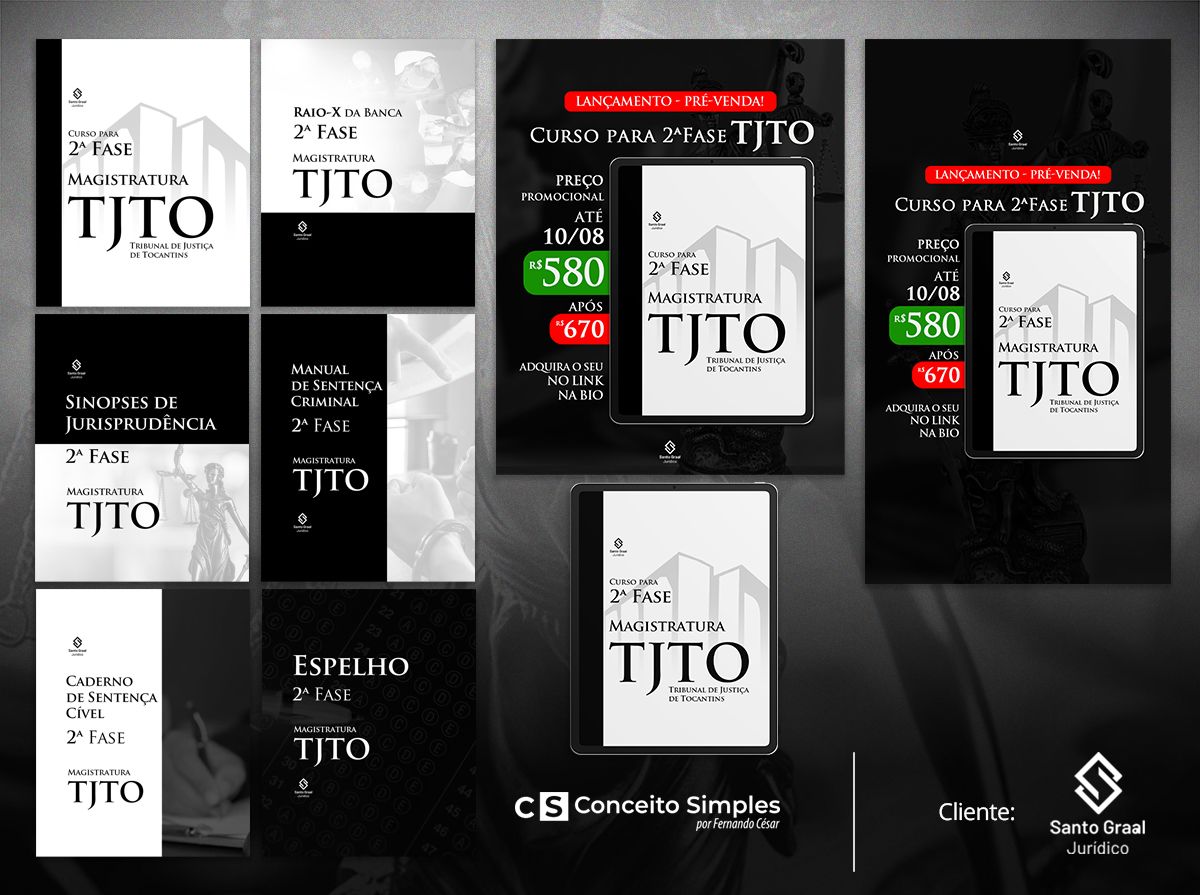 Designer Gráfico Capista - Capa Curso Direito - Concursos Online