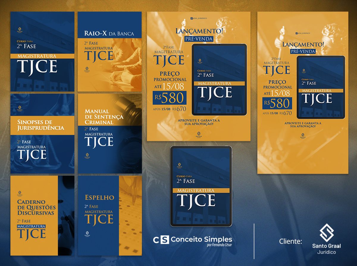 Designer Gráfico Capista - Capa Curso Direito - Concursos Online