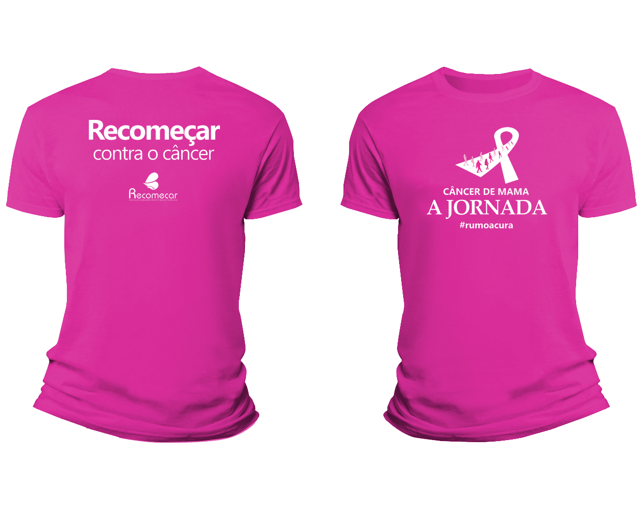 Logomarca e Camiseta da Exposição - (Recomeçar ONG)