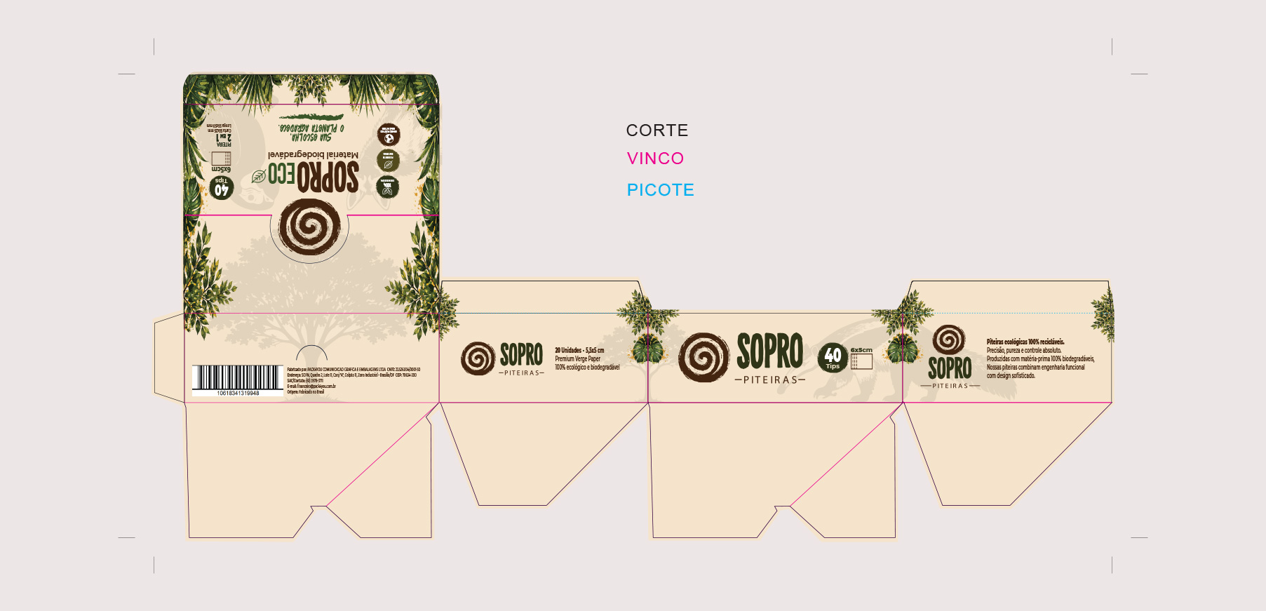 Embalagem piteiras Cerrado - (Pack4You) Embalagem piteiras Cerrado - (Pack4You)